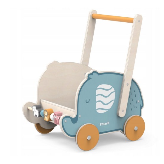 Viga PolarB puidust jalutuskäru 2in1