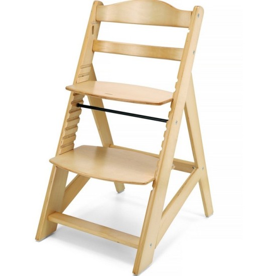Medinė maitinimo kėdutė WOODY NATURAL 3 IN 1 