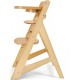 Medinė maitinimo kėdutė WOODY NATURAL 3 IN 1 