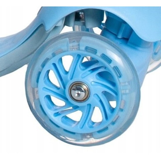 Kolmerattaline roller istmega 5in1 lepatriinu helesinine
