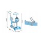 Kolmerattaline roller istmega 5in1 lepatriinu helesinine
