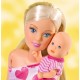 Lėlės Mama Su Kūdikiu Simba Doll Steffi