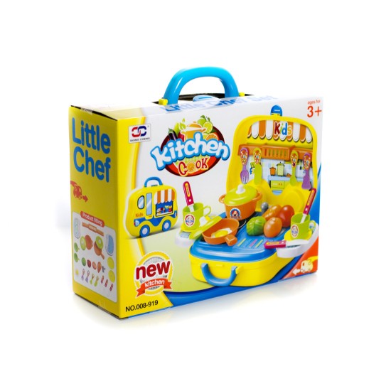 Mini kööginurk koos kohvri ja tarvikutega