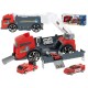 Sunkvežimis su dviem automobiliais ,FIRE"