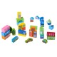 Lavinamosios medinės kaladėlės 100 vnt. Miestas