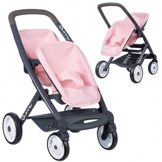 Nukukäru SMOBY kaksikutele | Maxi Cosi Quinny Rose