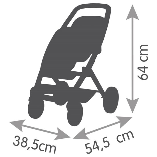 Nukukäru SMOBY kaksikutele | Maxi Cosi Quinny Green