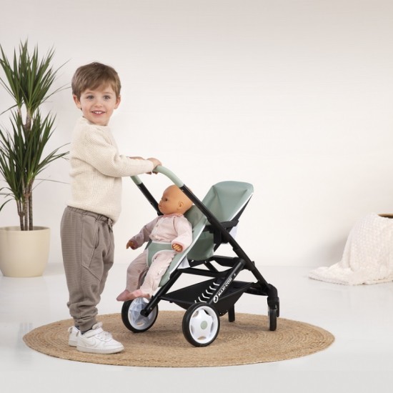 Nukukäru SMOBY kaksikutele | Maxi Cosi Quinny Green