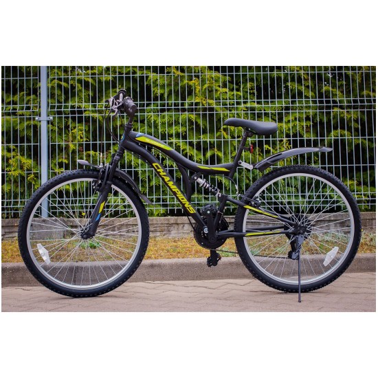 Dviratis MTB MalTrack ARIZONA YELLOW (PLIENINIS, JUODA/GELTONA)
