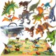 Kujukesed - dinosaurused, 11 tk. + matt