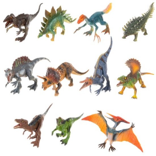 Kujukesed - dinosaurused, 11 tk. + matt
