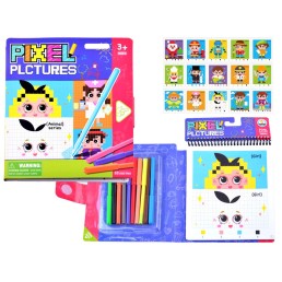 Mokomasis spalvinimo knygelių rinkinys - Pixel