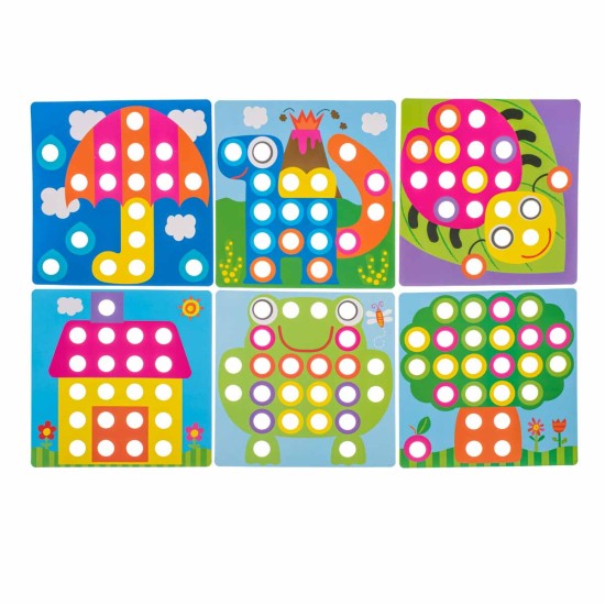 Hariv loominguline mosaiik väikelastele "Loodus"