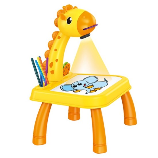 Hariv mänguasjade joonistamise projektor Giraffe 3*1
