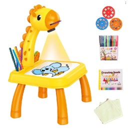 Hariv mänguasjade joonistamise projektor Giraffe 3*1