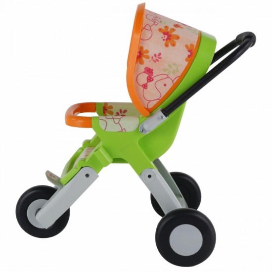 Moodne nukukäru Wader QT roheline - oranž