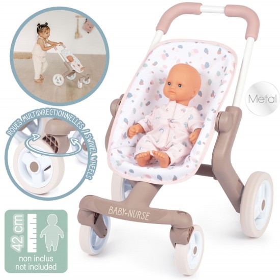 Spordinuku jalutuskäru SMOBY Baby Nurse