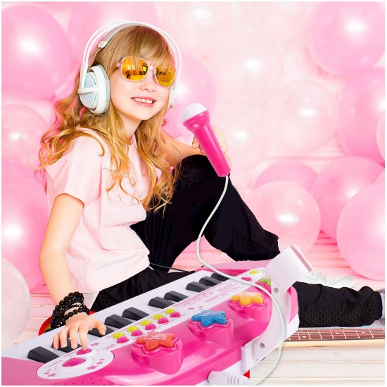 Lavinamasis Muzikinis Pianinas " My Piano" Rose