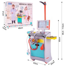 Arsti komplekt käruga "Medical Desk"