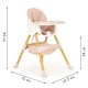 Maitinimo kėdutė Ecotoys Pink 2in1