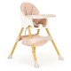 Maitinimo kėdutė Ecotoys Pink 2in1
