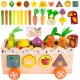 Montessori Medinė žvejyba „Vegetables"