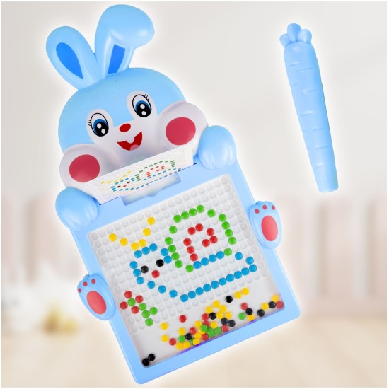 Montessori laste magnettahvel "Magpad", Rabbit Blue, 46.5 cm.