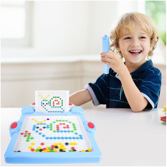 Montessori laste magnettahvel "Magpad", Rabbit Blue, 46.5 cm.