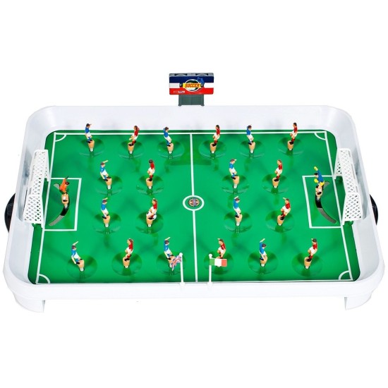 Stalo futbolo žaidimas ant spyruoklių