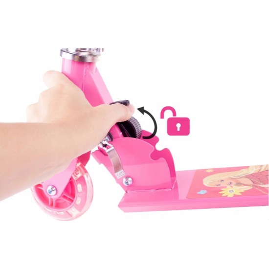 Led ratastega roller Rose