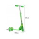 Roheline LED ratastega roller
