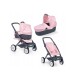 Nukukäru turvahälliga Smoby Maxi - Cosi Quinny 3 in 1 Pink