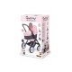 Nukukäru turvahälliga Smoby Maxi - Cosi Quinny 3 in 1 Pink