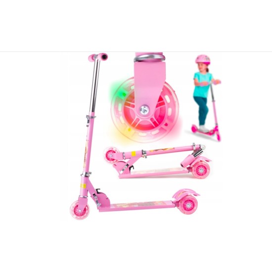 Led ratastega roller Rose