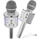 Nešiojamas karaoke bluetooth mikrofonas Ws 858 Silver