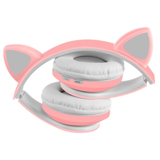 Juhtmevabad Bluetooth-kõrvaklapid koos LED-kõrvaklappidega Rose