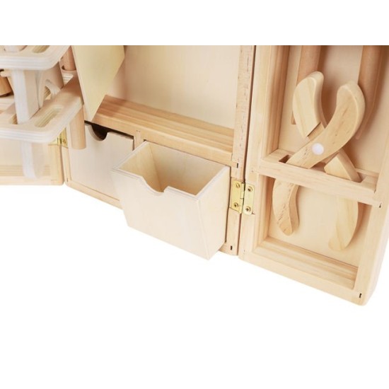 Puidust meistritööriistade komplekt Tool Box