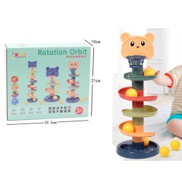 Montessori - bokštas su kamuoliukais “ Rotation Orbit”