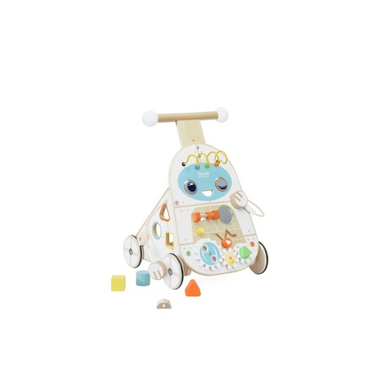Laste hariv puidust tõukur - Robot, Classic World 4in1