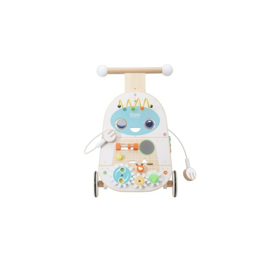 Laste hariv puidust tõukur - Robot, Classic World 4in1
