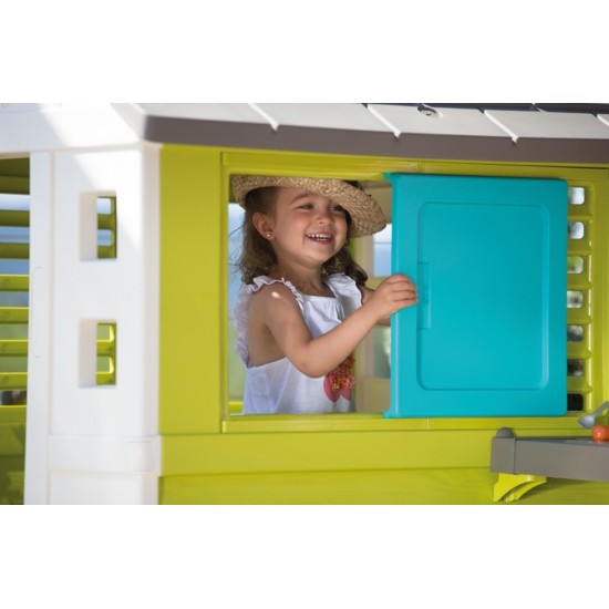 Laste mängumaja köögiga Smoby Pretty Playhouse + Summer Kitchen 