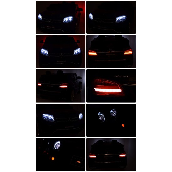 Elektriauto lastele Mercedes GLS63 must