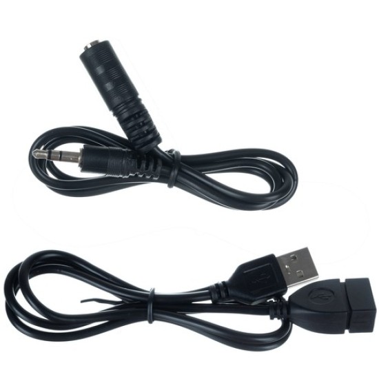 Kruzzel kuprinė su USB jungtimi ir apšvietimu - juoda