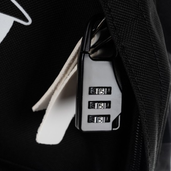 Kruzzel kuprinė su USB jungtimi ir apšvietimu - juoda