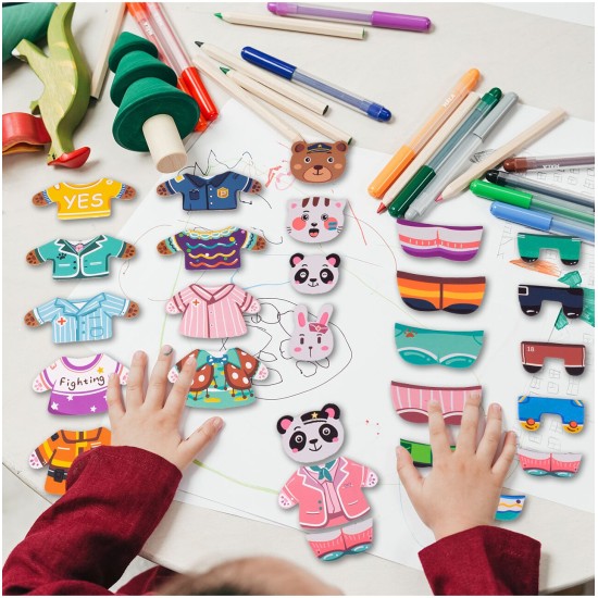 Dvipusė piešimo lenta 3*1  “PETS COSTUME” 