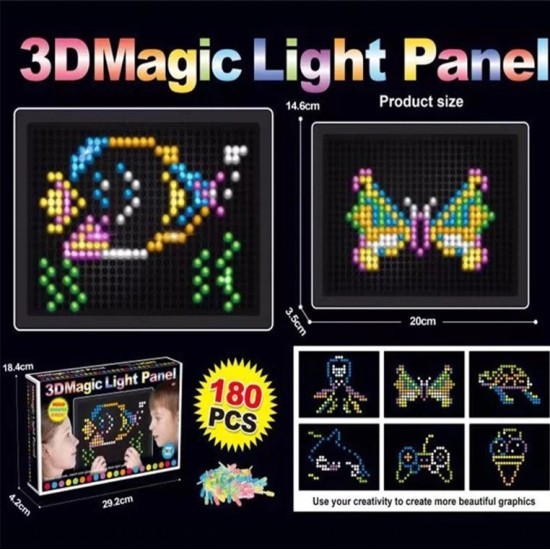 3D maagiline valgustahvel
