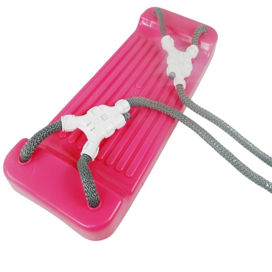 Vienvietės plastikinės sūpynės Fun rose