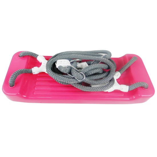 Vienvietės plastikinės sūpynės Fun rose