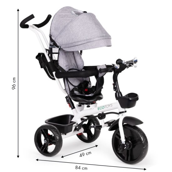 Laste kolmerattaline jalgratas Ecotoys HALL new