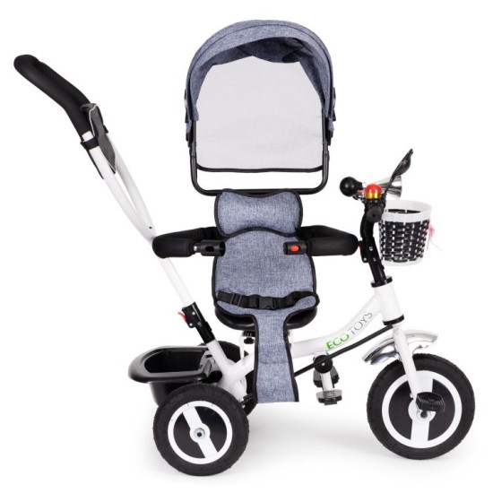 Laste kolmerattaline jalgratas Ecotoys GREY New 2